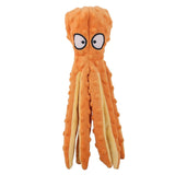 8 Legs Octopus Soft Stuffed Plush Dog Toys Outdoor Play Interactive Squeaky Dogs Toy Sounder Sounding Paper Chew Tooth toy