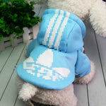 Hoodie Dog Clothes Medium Small Cat Dogs Sports Sweater Hoodies