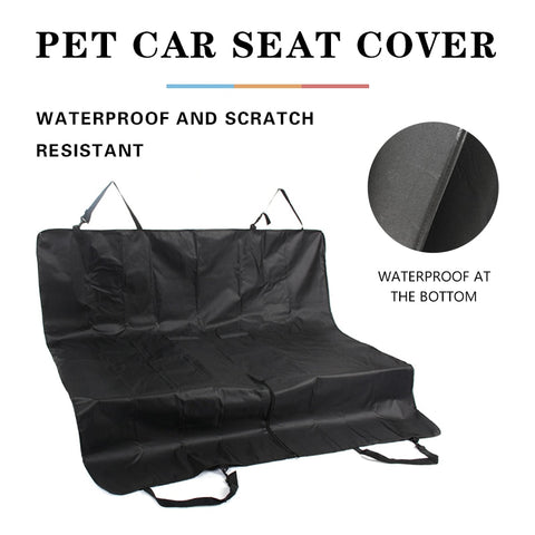 Dog Car Seat Cover 100% Waterproof Pet Dog Travel Mat Hammock For Small Medium Large Dogs Travel Car Rear Back Seat Safety Pad
