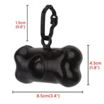 Waste Bag Dispenser for Dog Waste Carrier Green Black Pet Supply Accessory Dog Cat Small Tools Poop Bag Holder