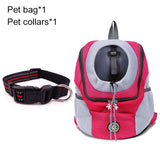 Pet Dog Carrier Bag Carrier For Dogs Backpack Out Double Shoulder Portable Travel Backpack Outdoor Pet Dog Carrier Bag Mesh