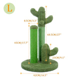 Cute Cactus Pet Cat Tree Toys with Ball Scratching Post