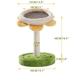 Cute Cactus Pet Cat Tree Toys with Ball Scratching Post