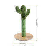 Cute Cactus Pet Cat Tree Toys with Ball Scratching Post